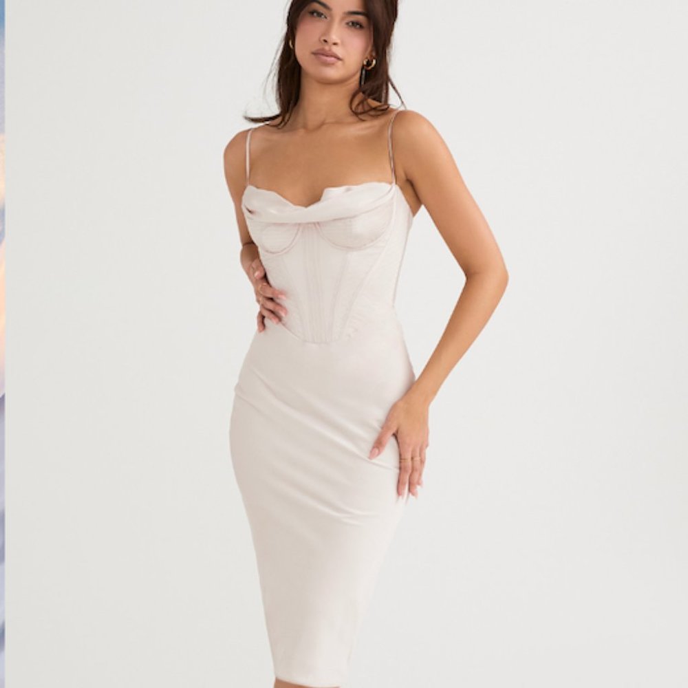 House of CB Myrna dress in Crystal NWT